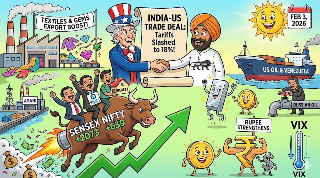 Sensex Skyrockets 2,073 Points: India-US Trade Deal Sparks Historic Market Rally